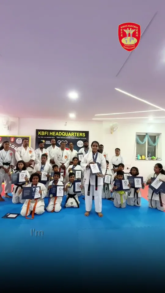 KBFI instructor and students at a Guinness World Records participation event